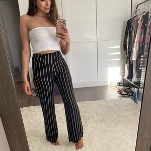 REFORMATION striped Pants
